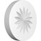 Ekena Millwork Standard Grayson Flower Rosette With Square Edge, 3"W x 3"H x 1/2"P ROSP030X030X050GRY09 - alternate 1